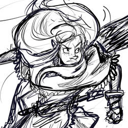 Full Body Sketch Example