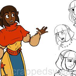 Color Character Reference + Expressions Example