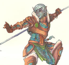 Traditional Media Full Body Example